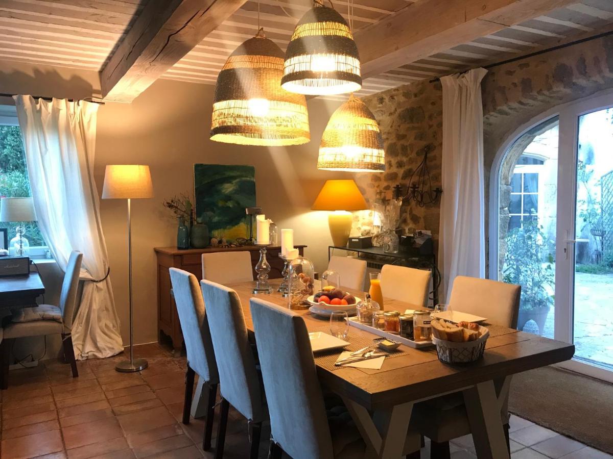 Bed and Breakfast Les Aiguières en Provence Suze-la-Rousse Esterno foto