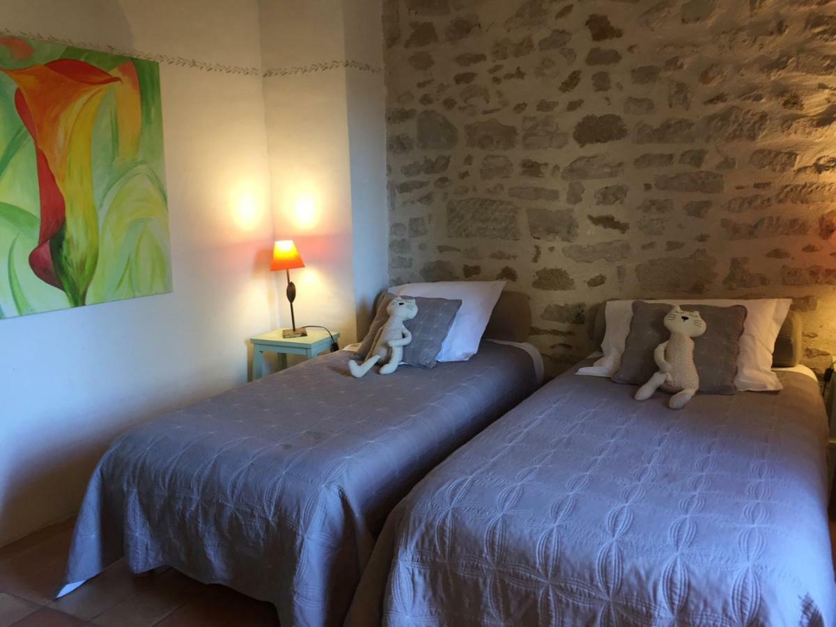 Bed and Breakfast Les Aiguières en Provence Suze-la-Rousse Esterno foto